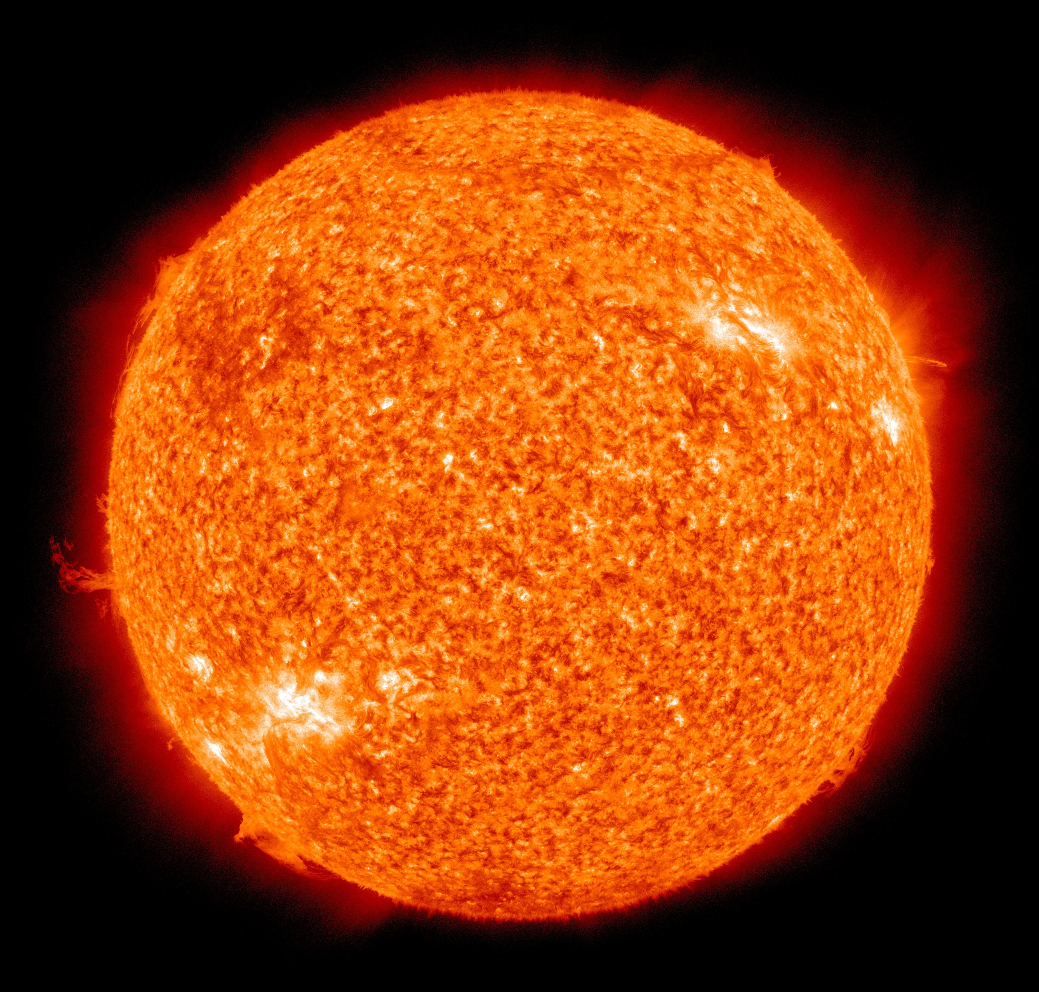 Picture of the sun.